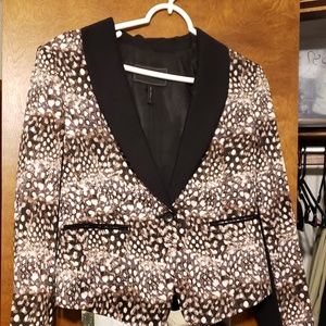BCBG leopard jacket.